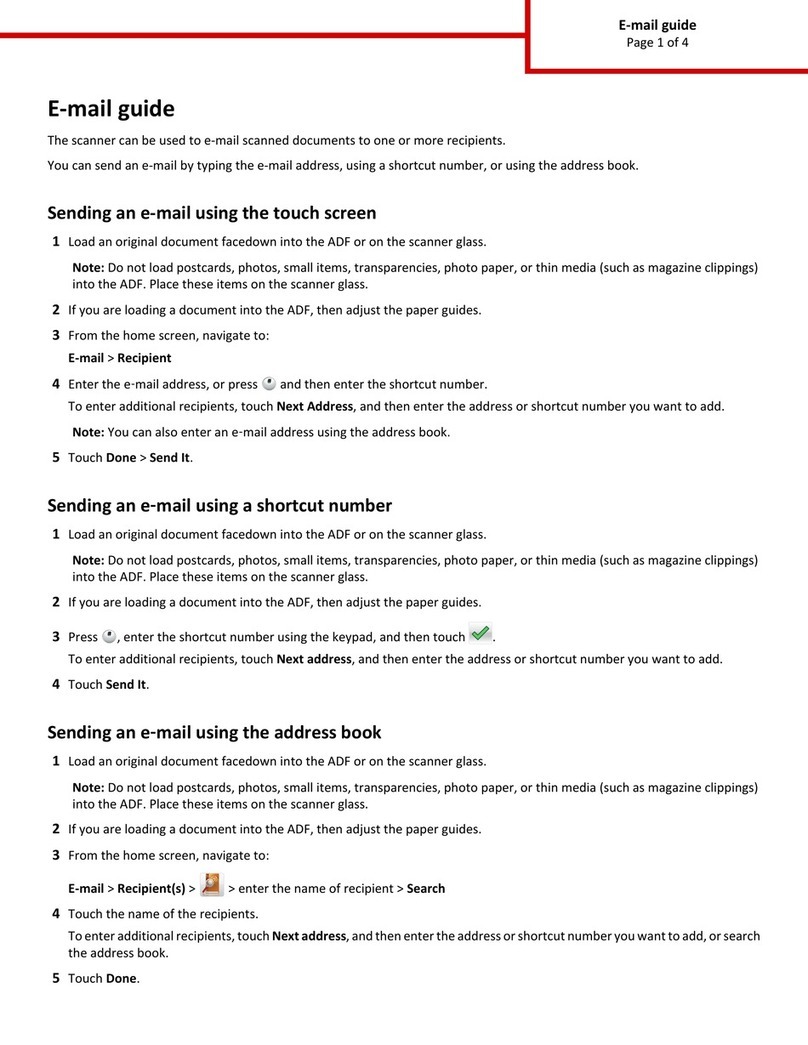 Lexmark MX6500E User manual