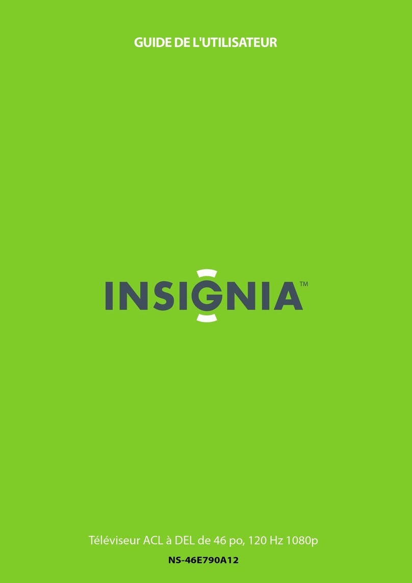 Insignia NS-46E790A12 Quick start guide