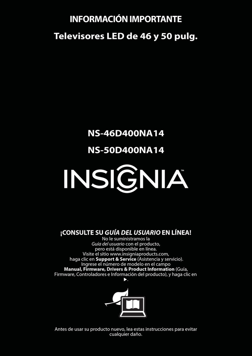 Insignia NS-46D400NA14 Operating manual