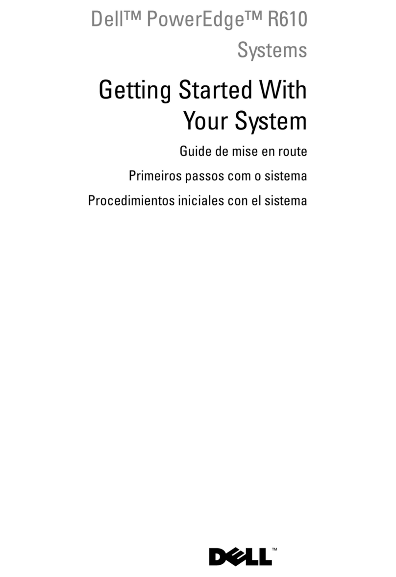Dell PowerEdge R610 User manual