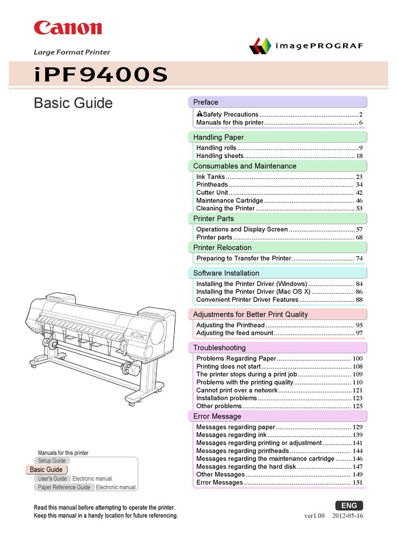 Canon imagePROGRAF iPF9400S User guide