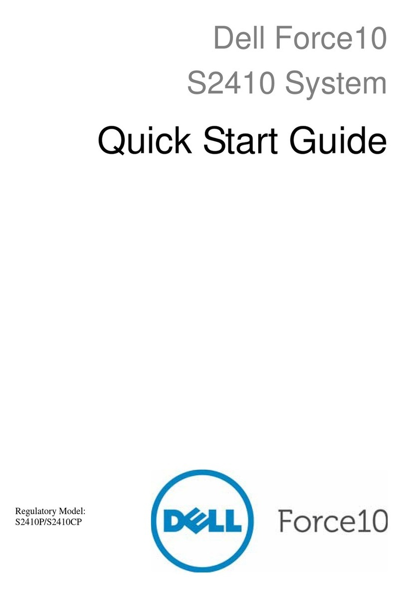 Dell Force10 S2410-01-10GE-24P quick start guide