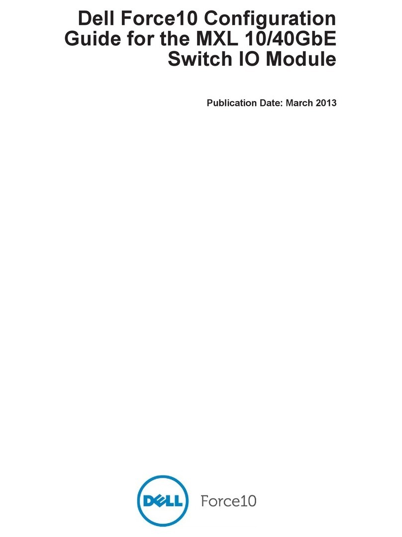 Dell Force10 MXL Blade User manual