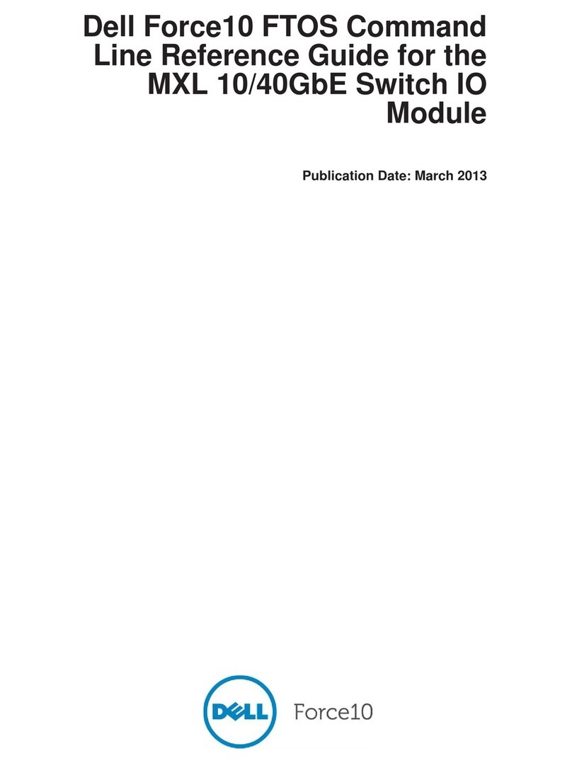 Dell Force10 MXL Blade User manual