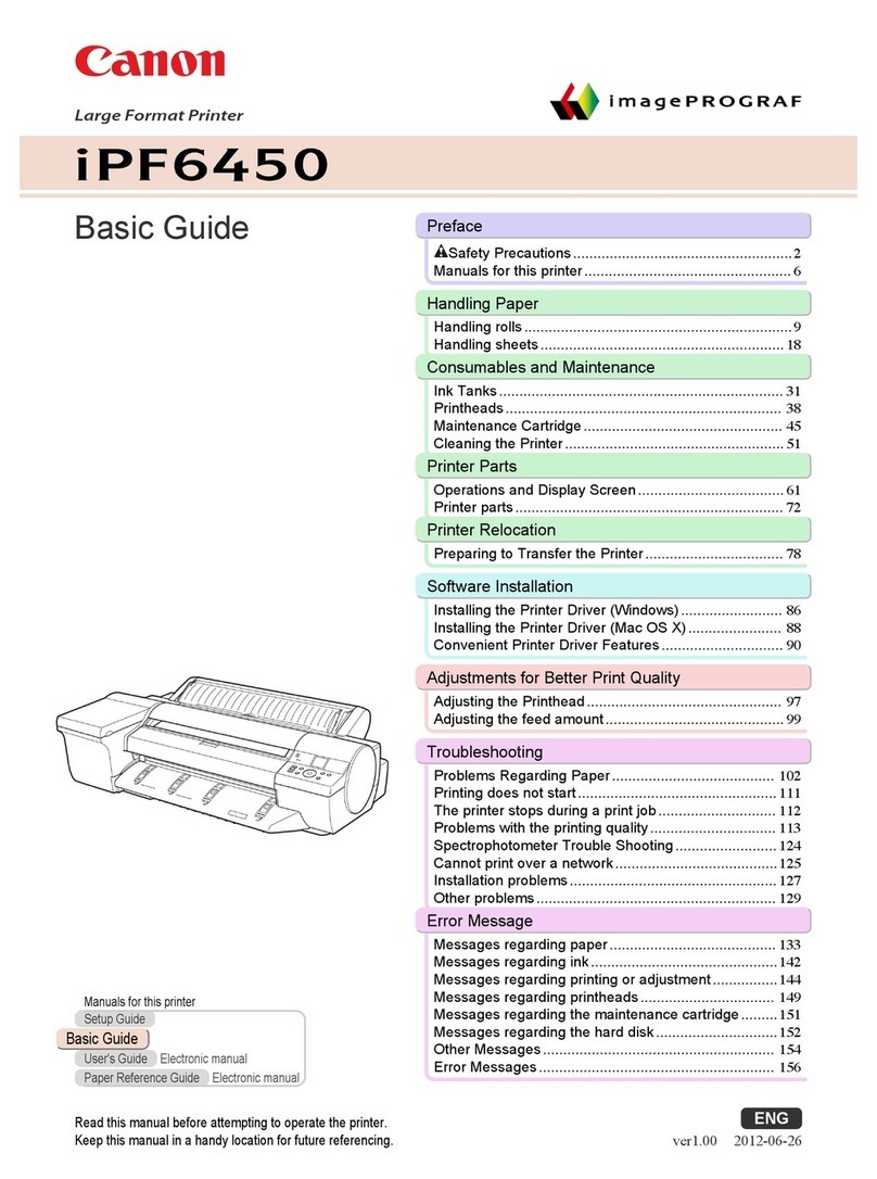 Canon imagePROGRAF iPF6450 User guide