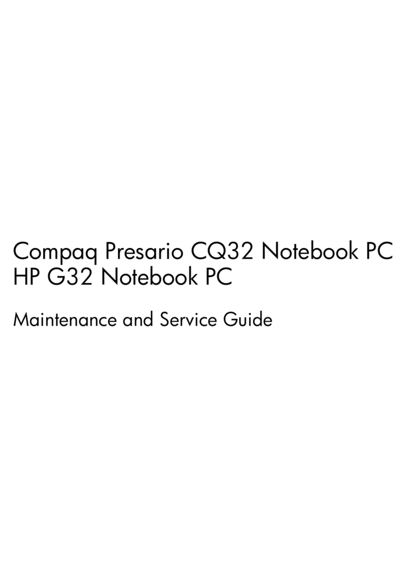HP G32-200 - Notebook PC Manual
