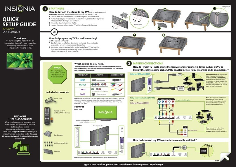 Insignia NS-39D400NA14 User manual