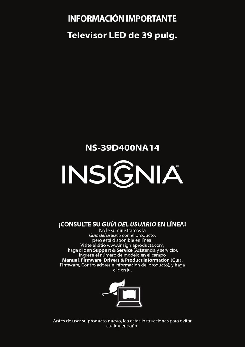 Insignia NS-39D400NA14 Operating manual
