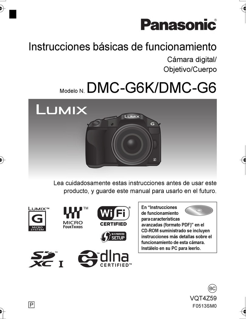 Panasonic Lumix DMC-G6 User manual