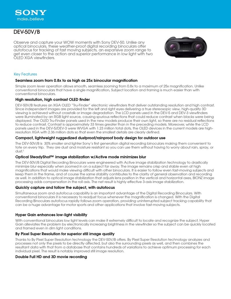 Sony DEV-50 User manual