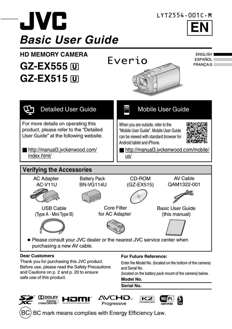 JVC GZ-EX515B User manual