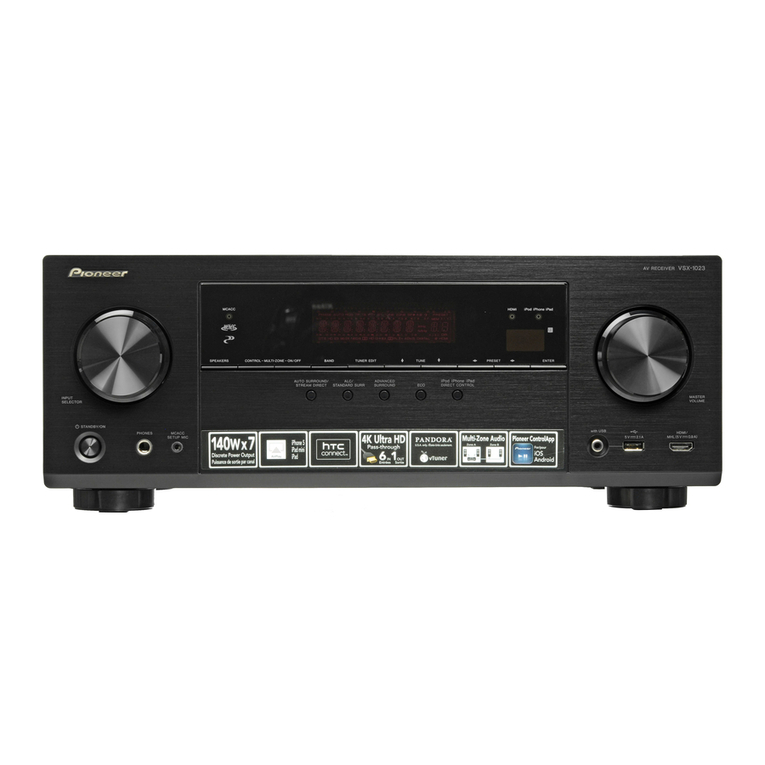 Pioneer VSX-1023-K User manual