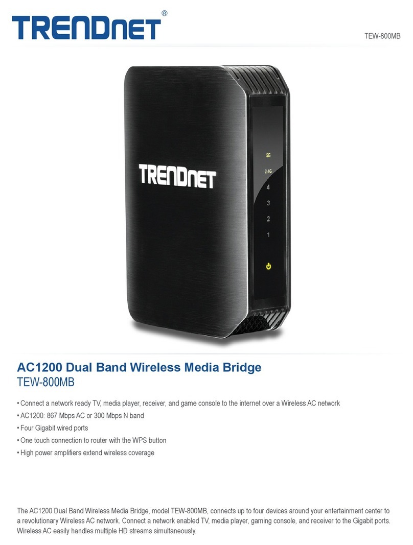 TRENDnet TEW-800MB User manual