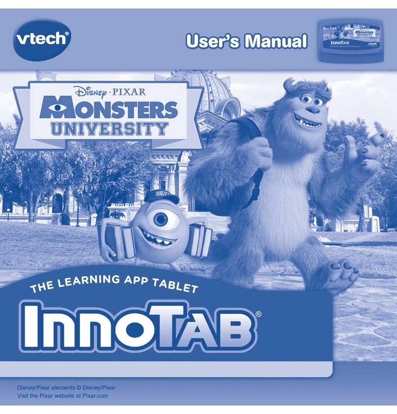 V-tech InnoTab Software - Monsters University User manual