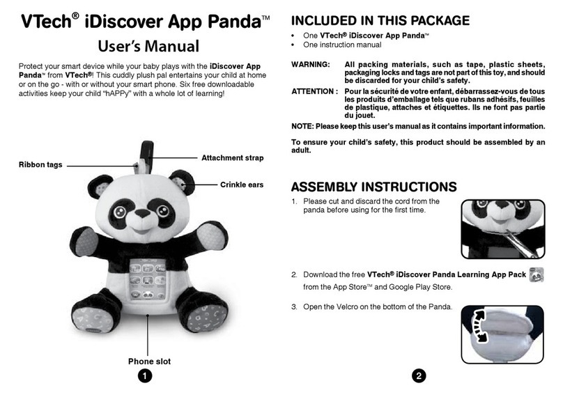 V-tech iDiscover App Panda User manual