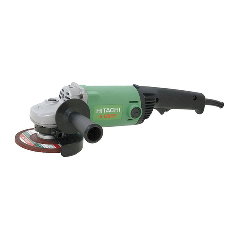 Hitachi G13SC2 - 125mm Grinder 1200W Back Handle... User manual