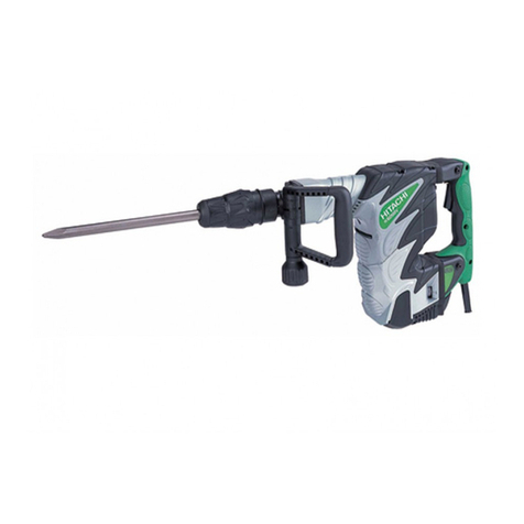 Hitachi H60MRV - 20 lb Demolition Hammer User manual