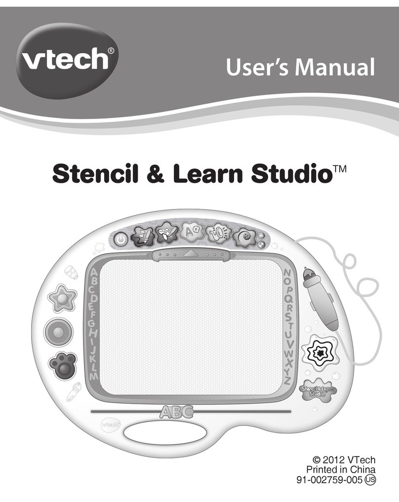 V-tech Stencil & Learn Studio User manual