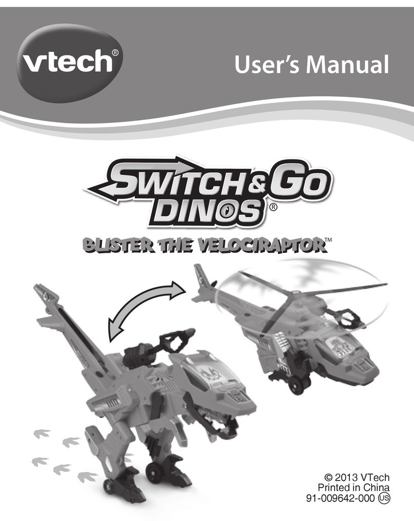 V-tech Switch & Go Dino - Blister the Velociraptor User manual