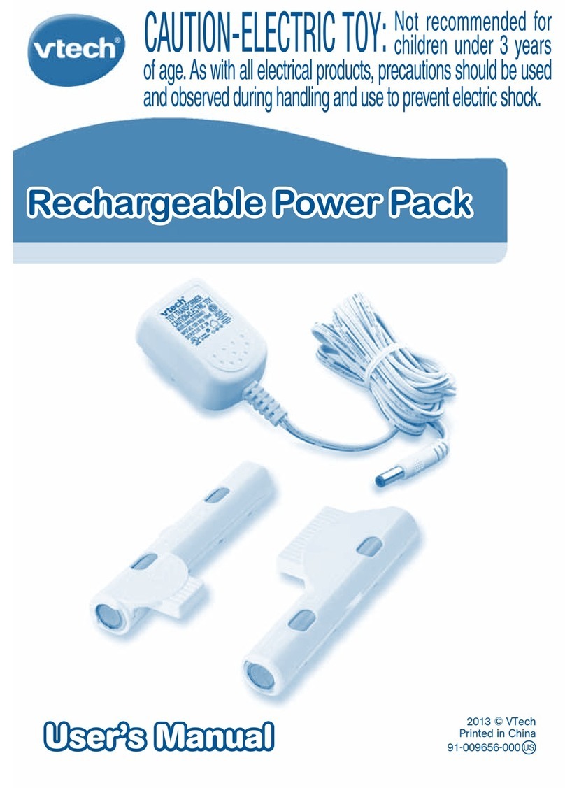 V-tech Rechargeable Power Pack InnoTab 3 / 3S user manual