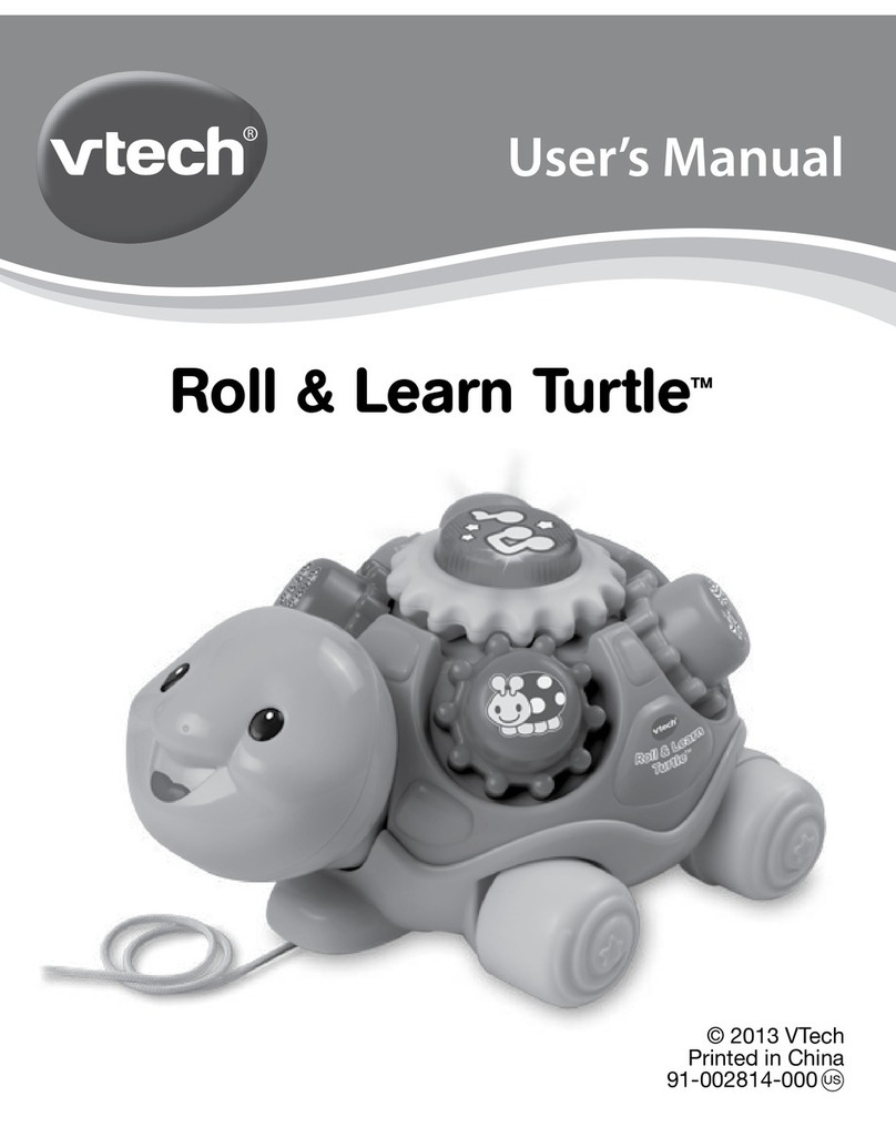 V-tech Roll & Learn Turtle User manual