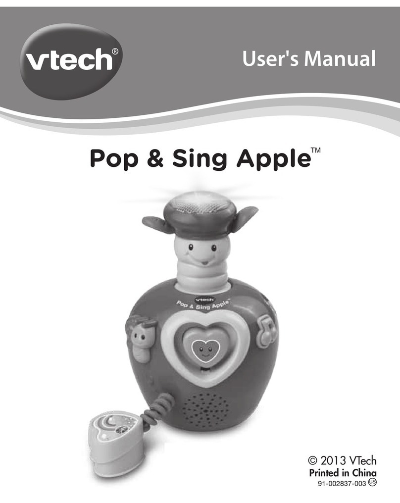 V-tech Pop & Sing Apple User manual