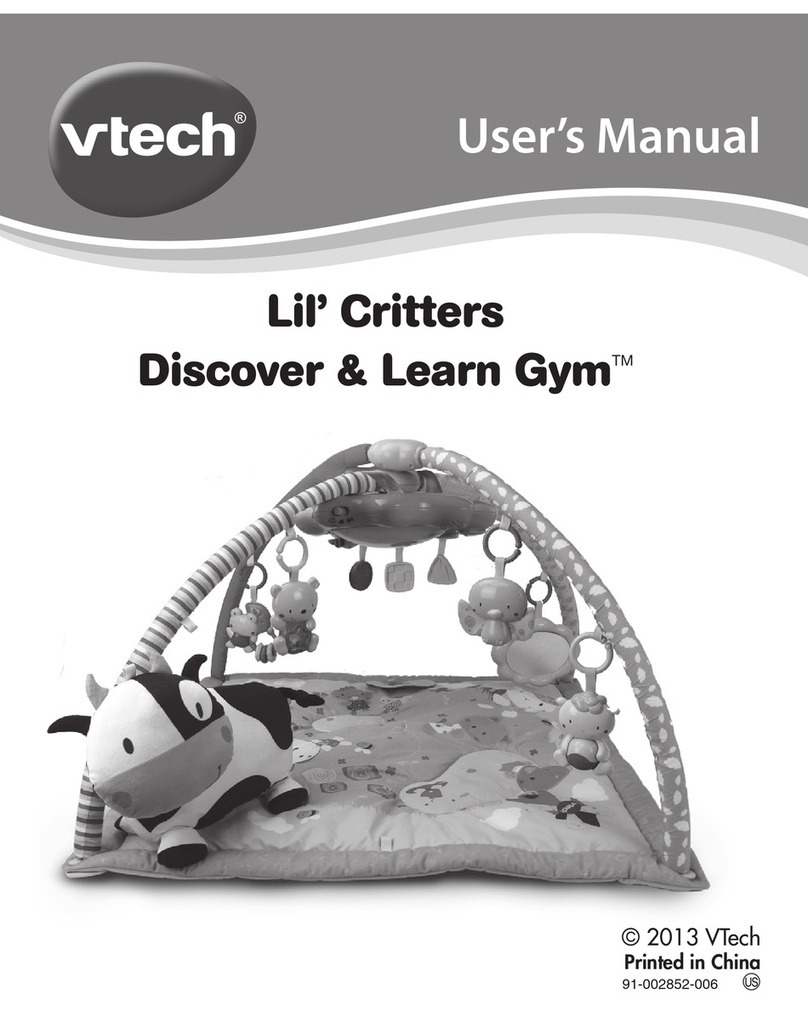 V-tech Lil Critters Discover & Learn Gym User manual