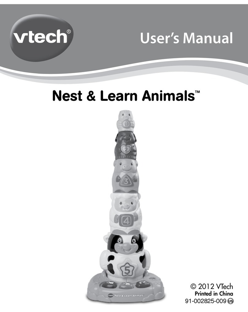 V-tech Nest & Learn Animals User manual