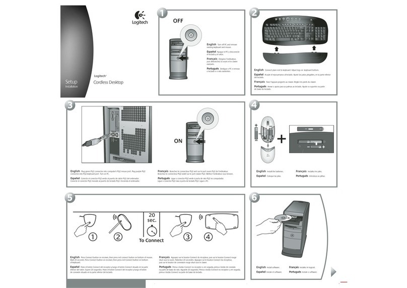 Logitech Bluetooth wireless hub User manual