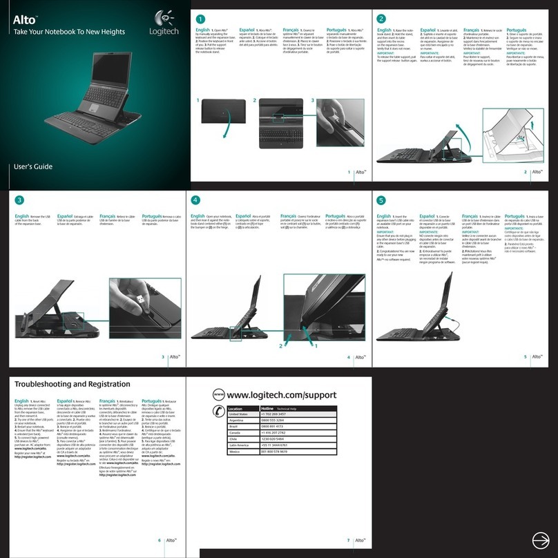 Logitech 967684 0403 - Alto Wired Keyboard User manual
