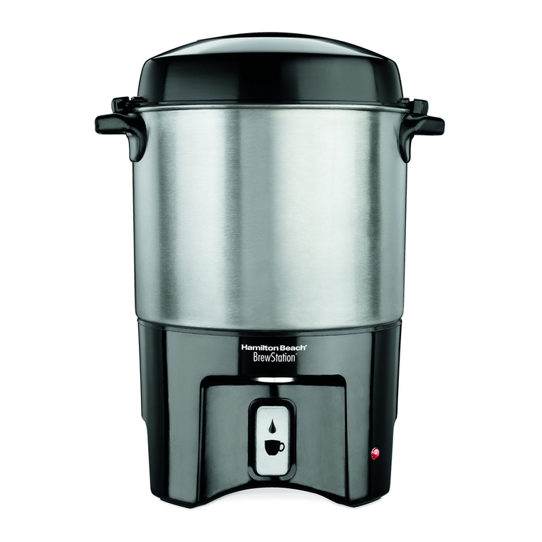 Hamilton Beach BrewStation 40540 User manual