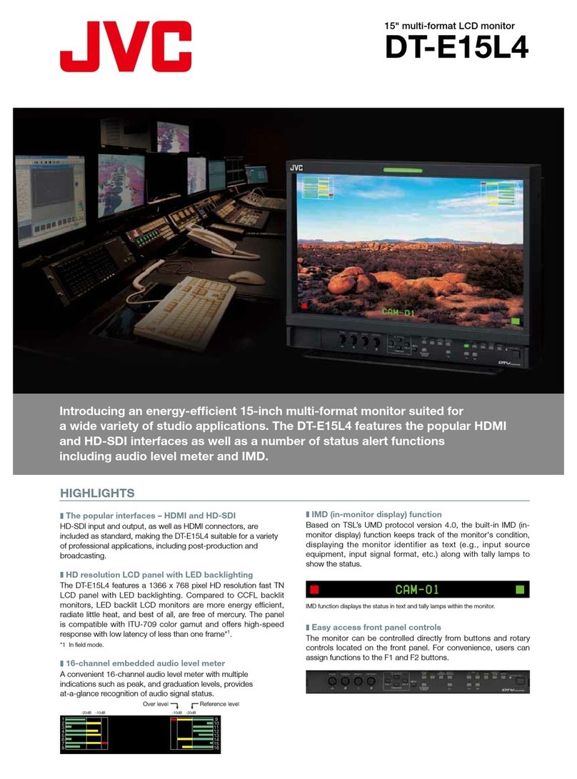 JVC DT-E15L4 User manual