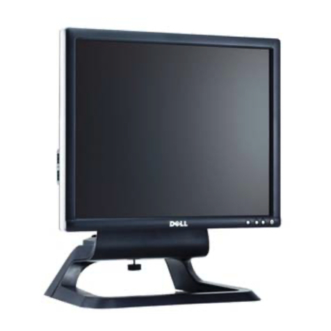 Dell 1706FPVT - 17" - DVI/VGA TFT LCD Monitor User manual