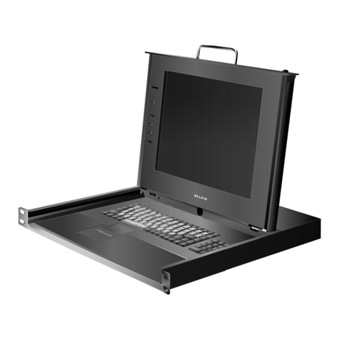 Belkin F1DC100R - OmniView 17" LCD Rack Console Quick installation guide