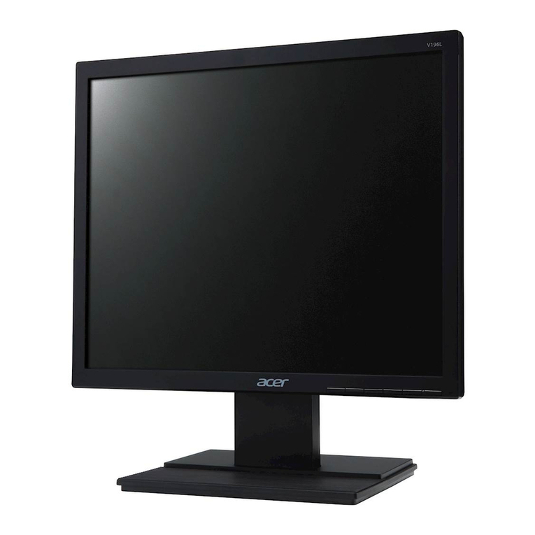 Acer V196L User manual
