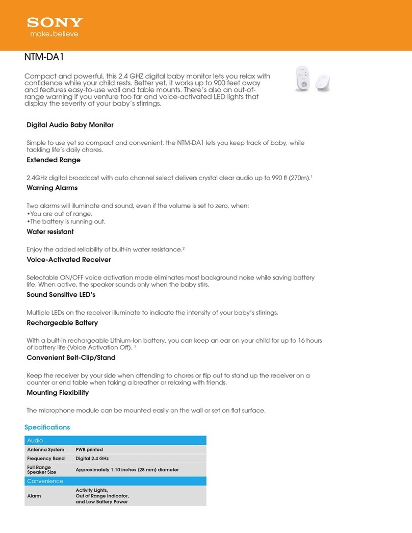 Sony NTM-DA1 Specifications