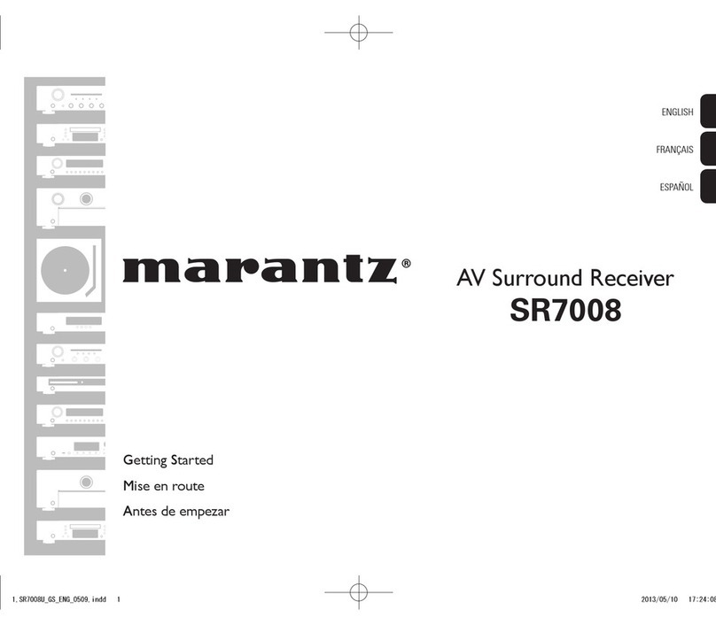 Marantz SR7008 Antes de empezar