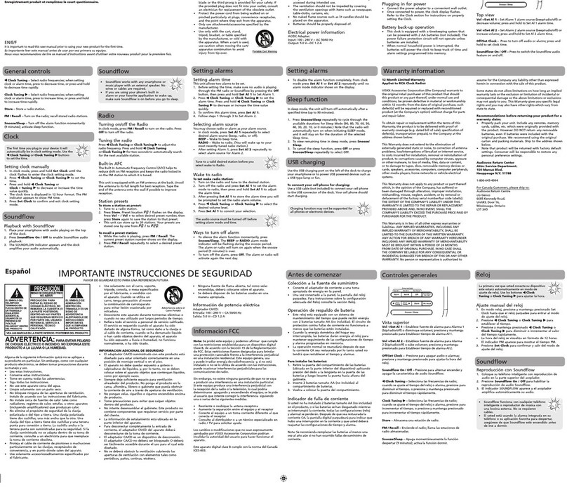 RCA RC250BK user manual