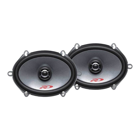 Alpine SPR-57LP - Type-R Car Speaker User manual