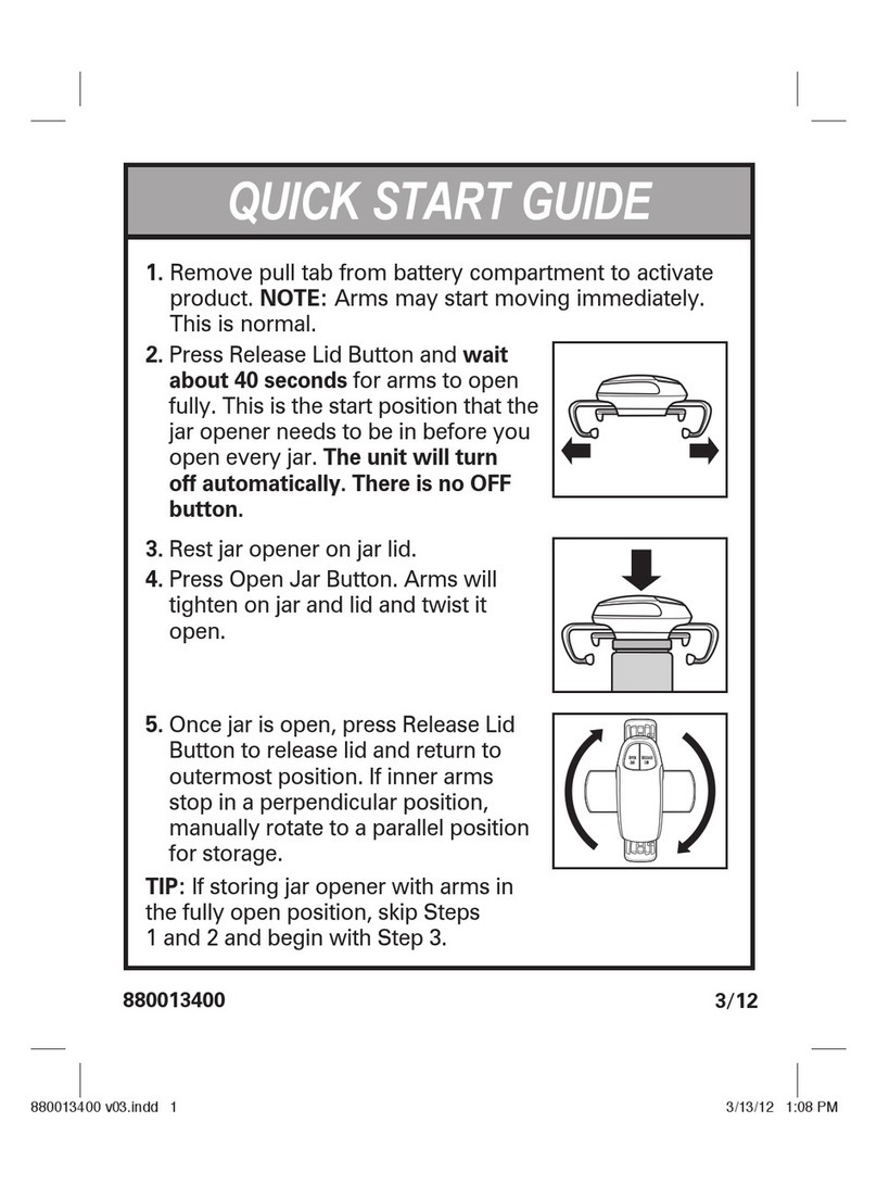 Hamilton Beach 76800 quick start guide Hamilton Beach 76800 quick start guide