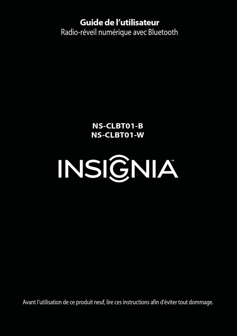 Insignia NS-CLBT01-W Quick start guide