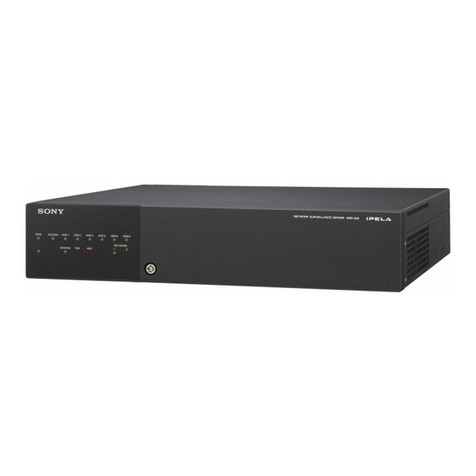 Sony NSR-500 User manual Sony NSR-500 User manual
