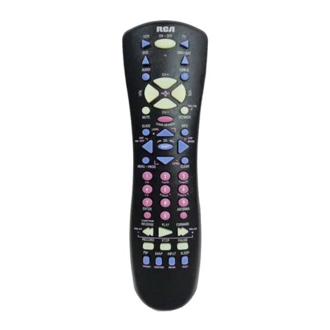 RCA RCU600D - Universal Remote Control user manual