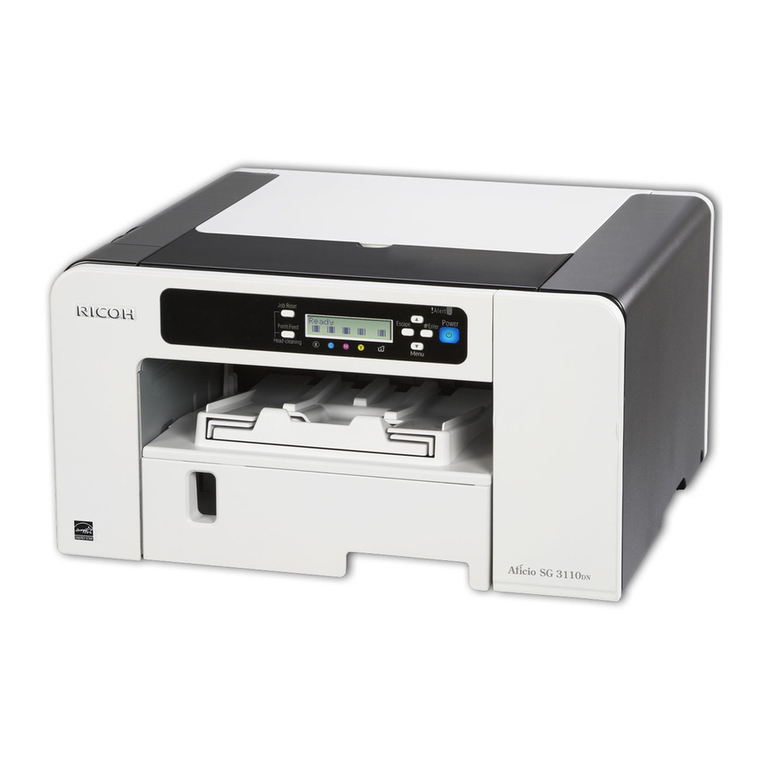 Ricoh Aficio SG 3110DN User manual