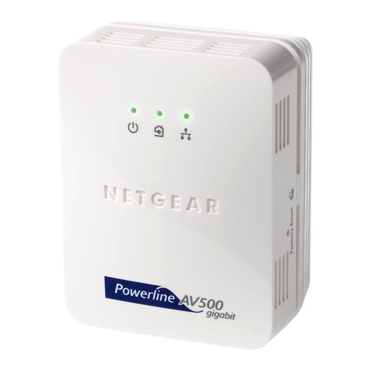 NETGEAR XAV5001 - Powerline AV 500 Adapter user manual