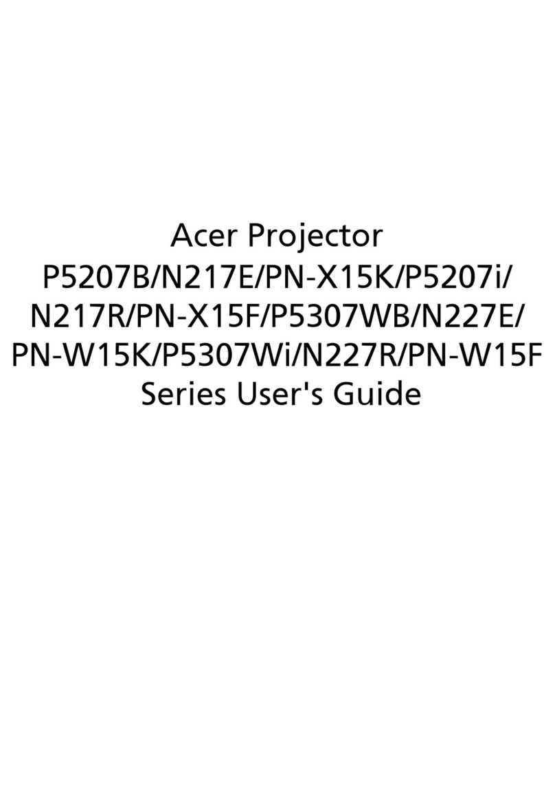 Acer P5207B Series User manual