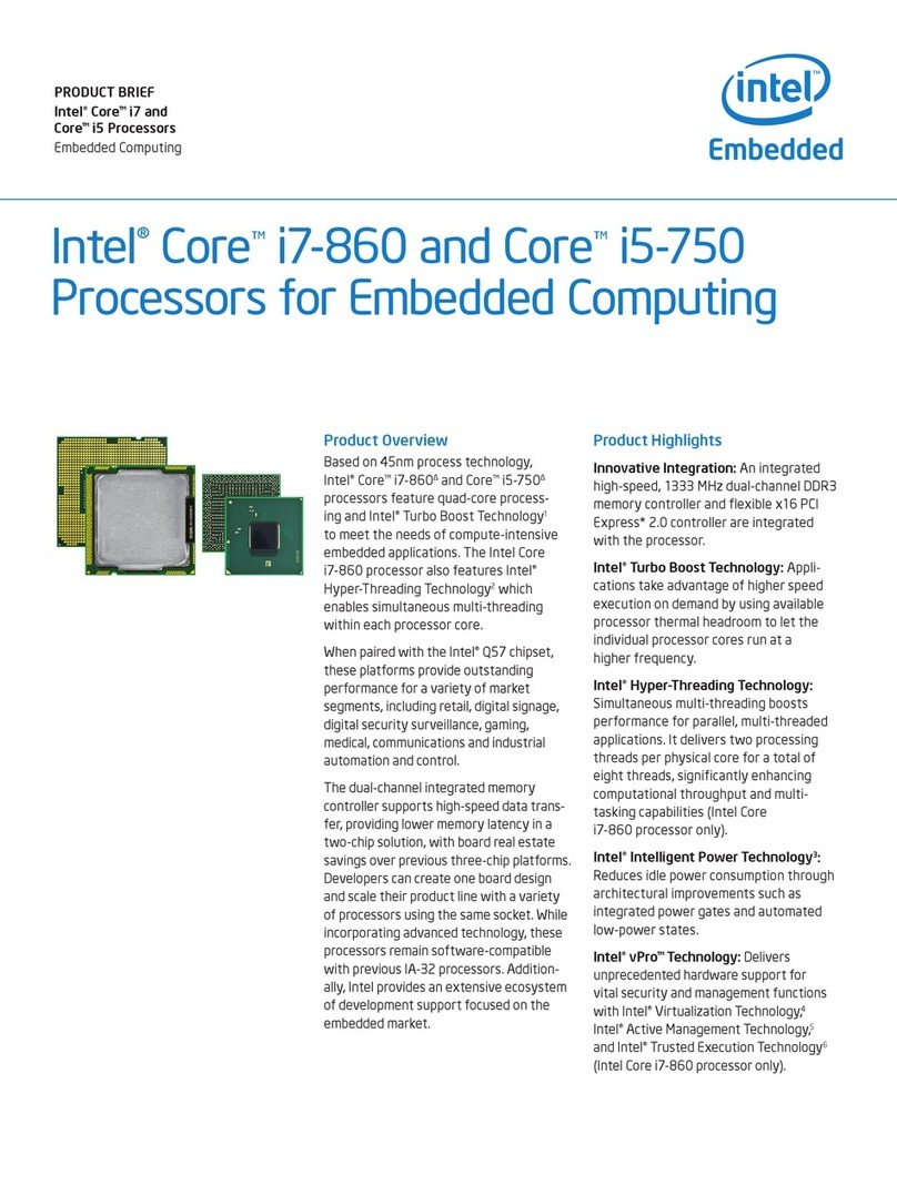 Intel Core i7-860 Operating and safety instructions