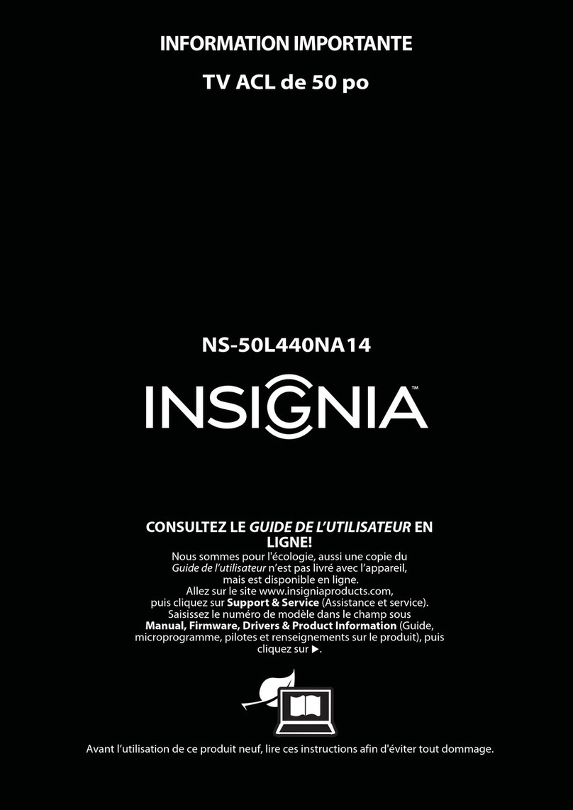 Insignia NS-50L440NA14 Owner's manual