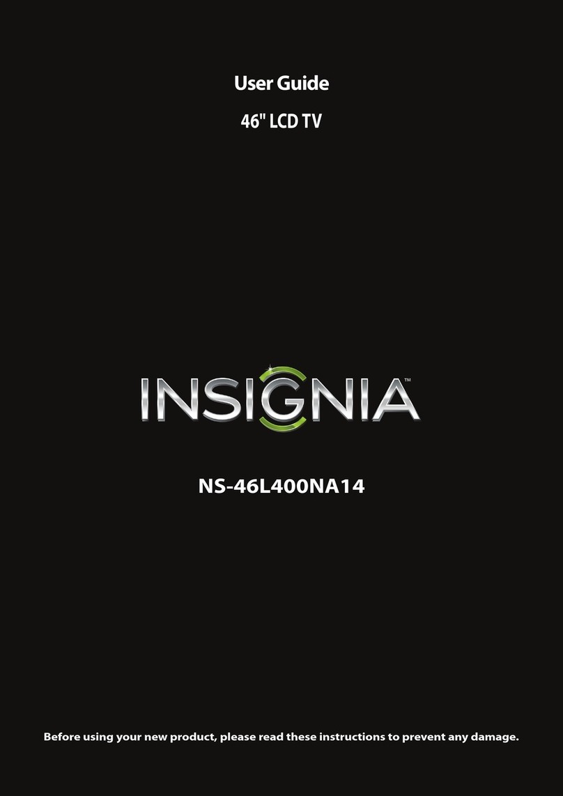 Insignia NS-46L400NA14 User manual Insignia NS-46L400NA14 User manual