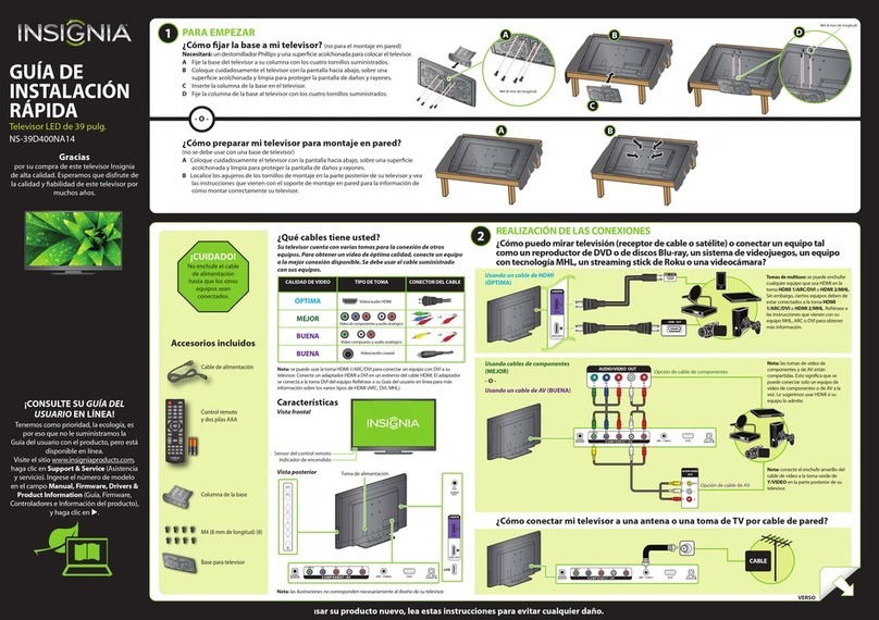 Insignia NS-39D400NA14 User manual